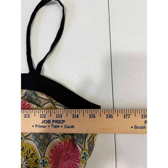 Altar'd State Women's Spaghetti Strap Yellow Red Black Print Mini Dress Size S - Picture 9 of 12